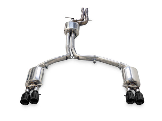 AWE Tuning 3015-43076 Audi C7.5 A6 3.0T Touring Edition Exhaust - Quad Outlet Diamond Black Tips