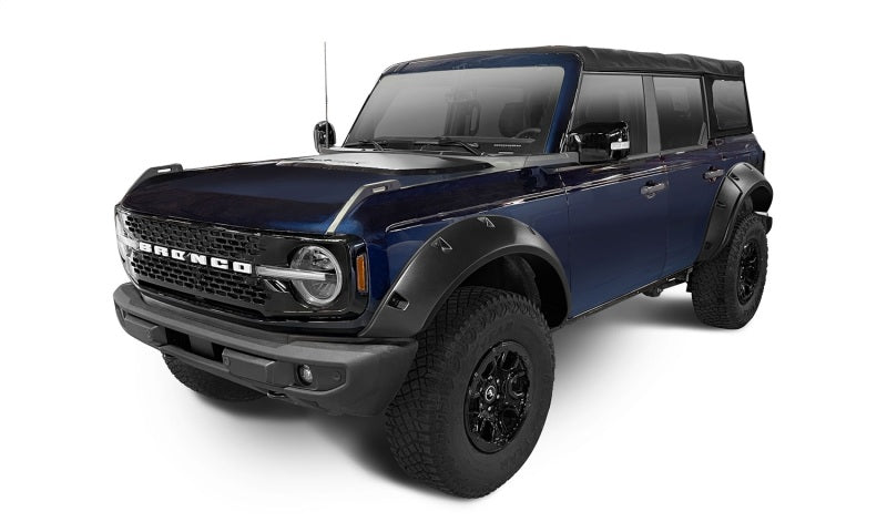 Bushwacker 20960-02 2021+ Ford Bronco 4-Door Pocket Style Flares 4pc - Black
