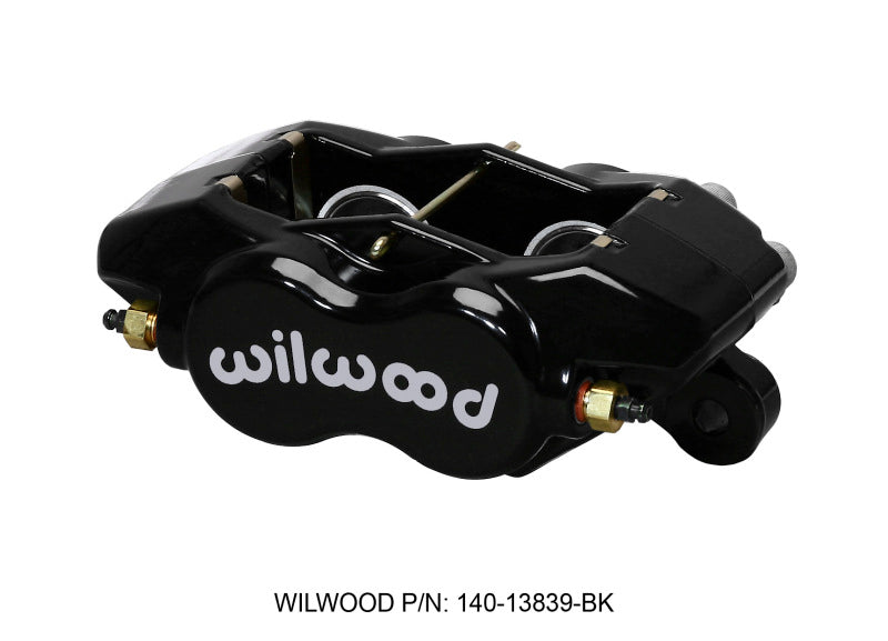 Wilwood 120-13839-BK Caliper-Forged Dynalite-Black 1.38in Pistons .81in Disc