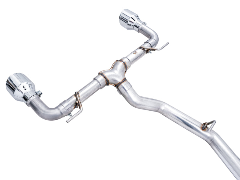 AWE Tuning 3020-32279 AWE Subaru BRZ/ Toyota GR86/ Toyota 86 Track Edition Cat-Back Exhaust- Chrome Silver Tips