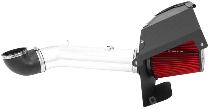 Spectre 9004 11-13 GM 2500HD/3500HD V8-6.0L F/I Air Intake Kit - Polished w/Red Filter