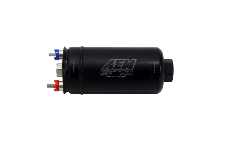 AEM 50-1005 400LPH High Pressure Fuel Pump -6AN Female Out, -10AN Female In