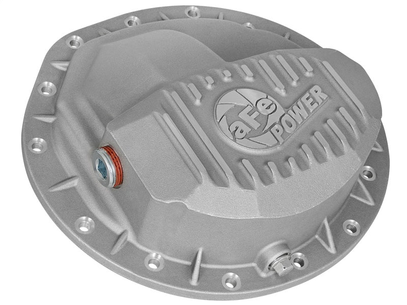 aFe 46-70040 Front Differential Cover (Raw; Street Series); Dodge Diesel Trucks 03-12 L6-5.9/6.7L (td)