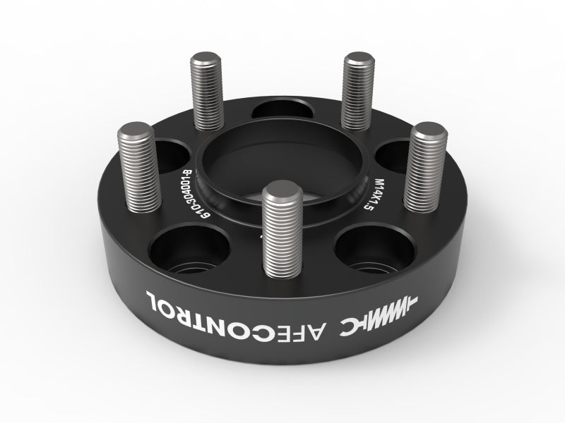 aFe 610-304001-B CONTROL Billet Aluminum Wheel Spacers 5x114.3 CB70.5 1.25in - 15-24 Ford Mustang/20-23 Explorer