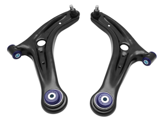 Superpro TRC1048 13-17 Ford Fiesta Complete Front Lower Control Arm Kit (Caster Increase)