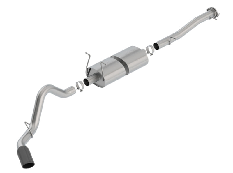 Borla 140762BC 15-19 Chevy Silverado 2500 6.0L CC/STD Bed/153.7in WB S-Type Catback Exhaust Black Chrome Tip