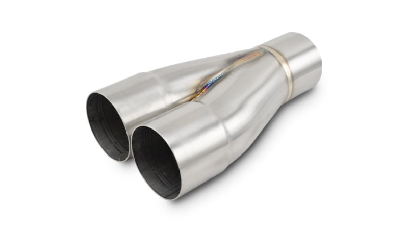 Vibrant 10357 2-1 SS Merge Collectors (2-1/2in Inlet Slipover ID 2-1/2in Outlet OD) - Sold Individually