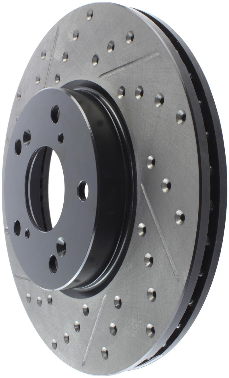 Stoptech 127.40036R StopTech 06-08 Civic GX / 02-04 CR-V / 98-02 Honda Accord V6 / 03-07 Accord 4 cyl/V6 MT Slotted & D