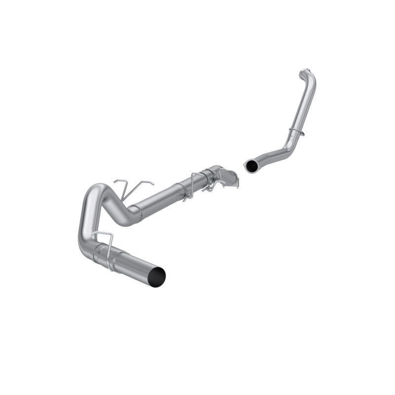 MBRP S6206PLM 03-07 Ford F-250/350 6.0L EC/CC Turbo Back Single Side (Stock Cat) - no Muffler