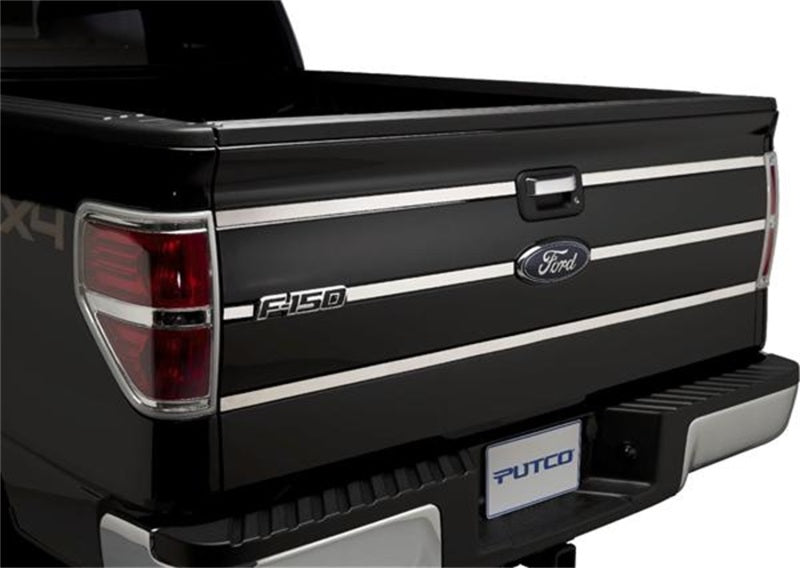 Putco 402702 09-14 Ford F-150 - SS Tailgate Accent - 6pcs (3 Horizontal Lines) Tailgate Accents