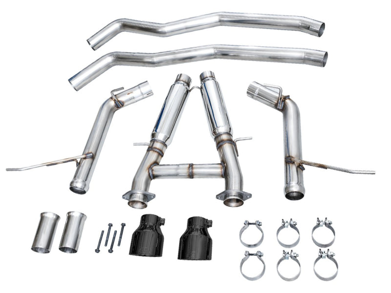 AWE Tuning 3020-33952 18-23 Dodge Durango SRT & Hellcat Track Edition Exhaust - Diamond Black Tips