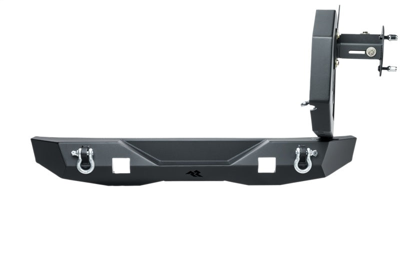 Rugged Ridge 11541.25 07-18 Jeep Wrangler (JK/JKU) XOR Rear Bumper w/Swing Out Tire Carrier - Tex. Blk