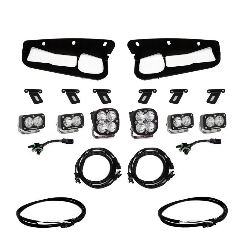 Baja Designs 447760UP 2021+ Ford Bronco Fog Pocket Kit 21-Up Sportsmen w/Upfitter