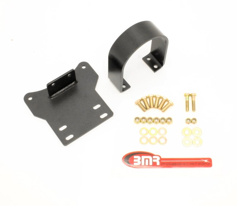 BMR Suspension DSL018H BMR 14-17 Chevy SS Auto Transmission Front Driveshaft Safety Loop - Black Hammertone