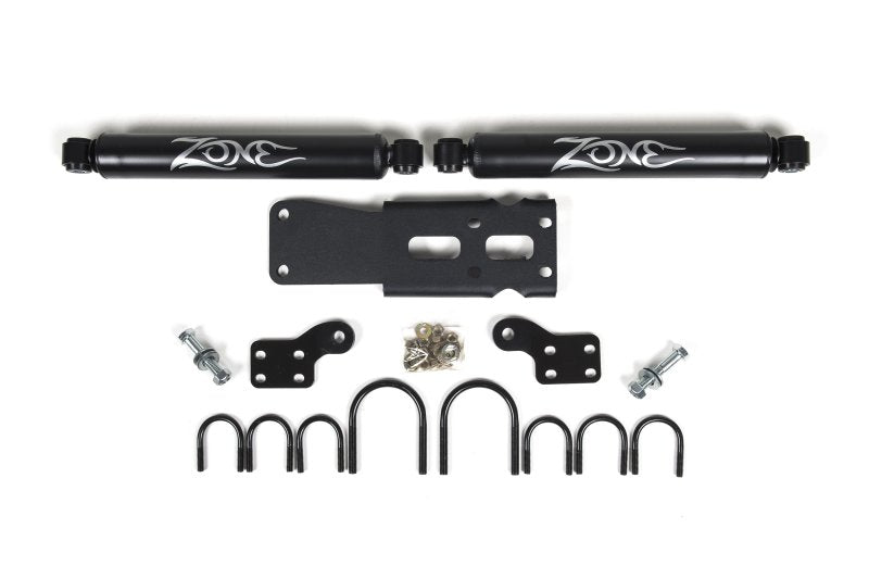 Zone Offroad ZON7450 07-18 Jeep Wrangler JK Dual Steering Stabilizer Kit
