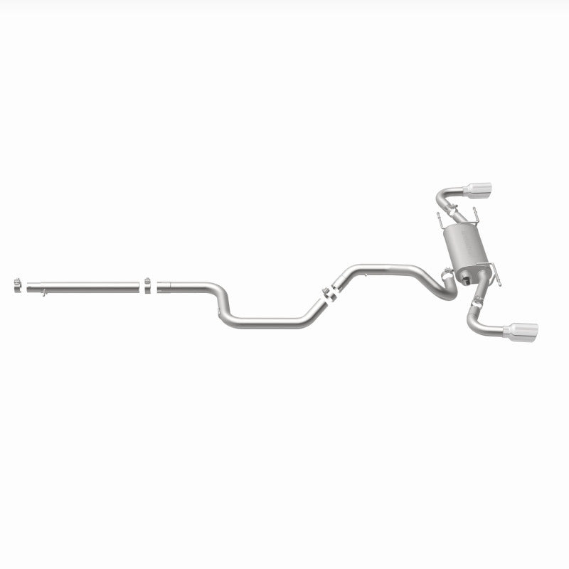 Magnaflow 15146 MagnaFlow 10-12 Mazda 3 L4 2.5L Hatchback Split Rear Exit Stainless Cat Back Performance Exhaust