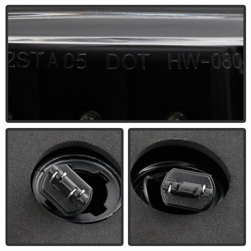 SPYDER 5013156 xTune Scion Xb 08-10 LED Tail Lights Black ALT-ON-TSXB08-LED-BK