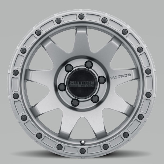 Method Wheels MR31789060803 Method MR317 18x9 +3mm Offset 6x5.5 106.25mm CB Matte Titanium Wheel