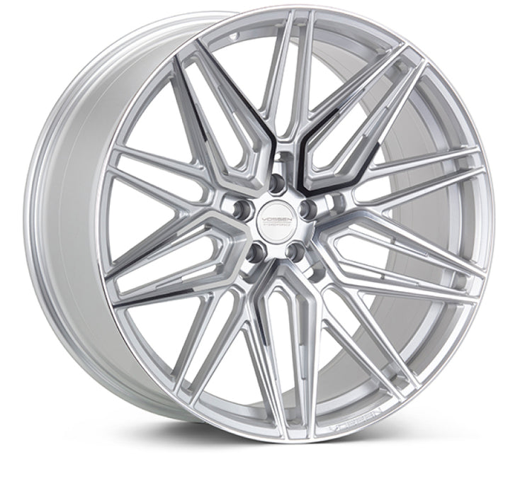 Vossen HF7-9B60 HF-7 19x8.5 / 5x120 / ET30 / Flat Face / 72.56 - Silver Polished Wheel