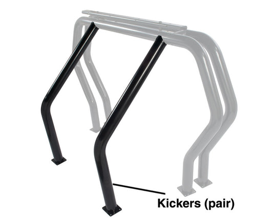 Go Rhino 9370B RHINO Bed Bar - Kickers - Black