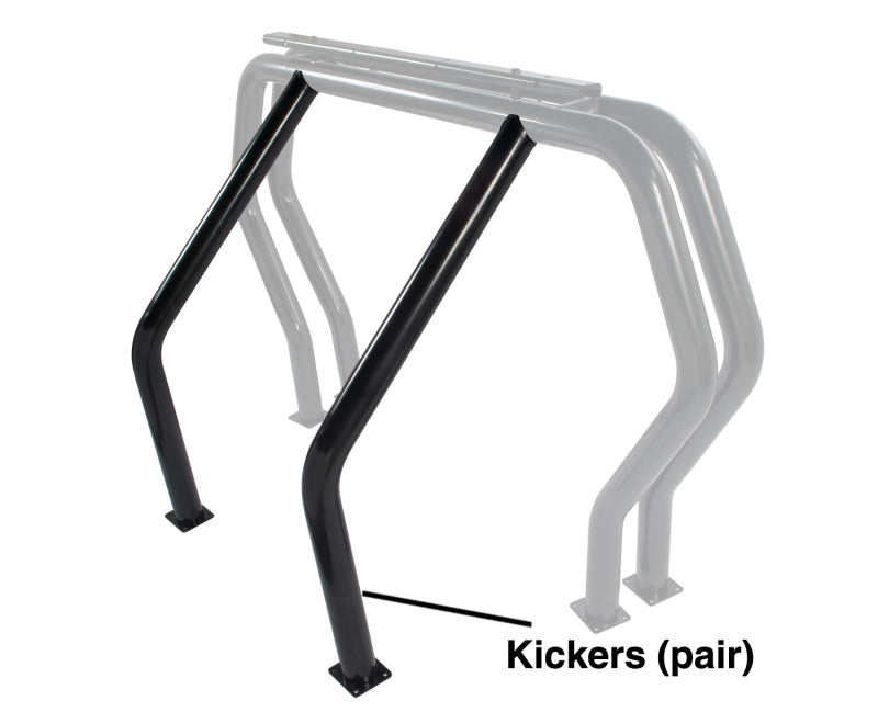 Go Rhino 9370B RHINO Bed Bar - Kickers - Black