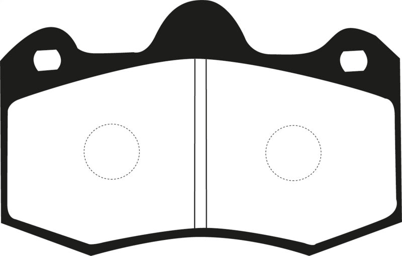 EBC DP5036NDX 11+ Mclaren MP4-12C 3.8 Twin Turbo Bluestuff Rear Brake Pads