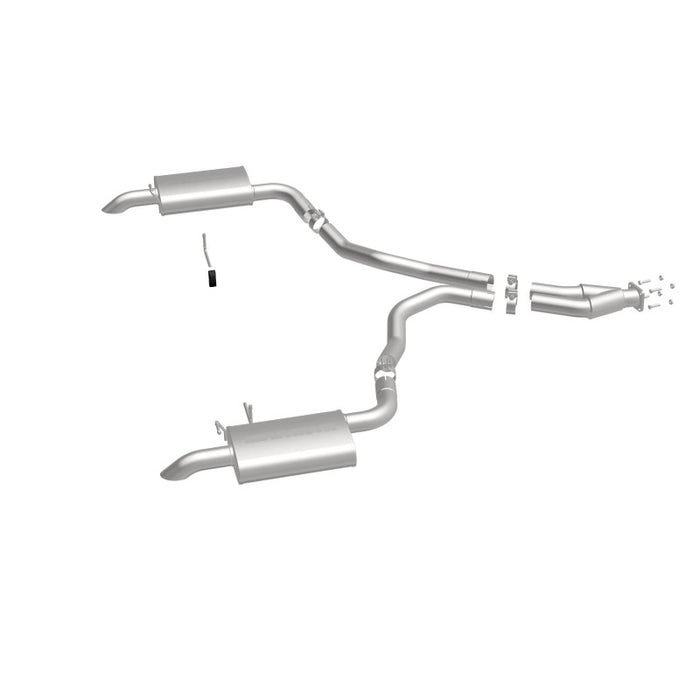 Magnaflow 16710 MagnaFlow 75-79 Chevy Corvette V8 5.7L Dual Split Rear Exit Stainless Cat-Back Perf Exhaust