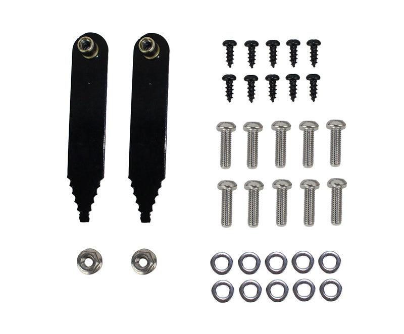 Fishbone Offroad FB33073 07-18 Jeep Wrangler JK Logo Aluminum Inner Fenders - Black Powdercoat