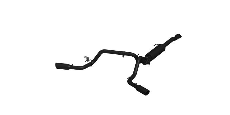 MBRP S5340BLK 2016 Toyota Tacoma 3.5L 3in Cat Back Dual Split Side Black