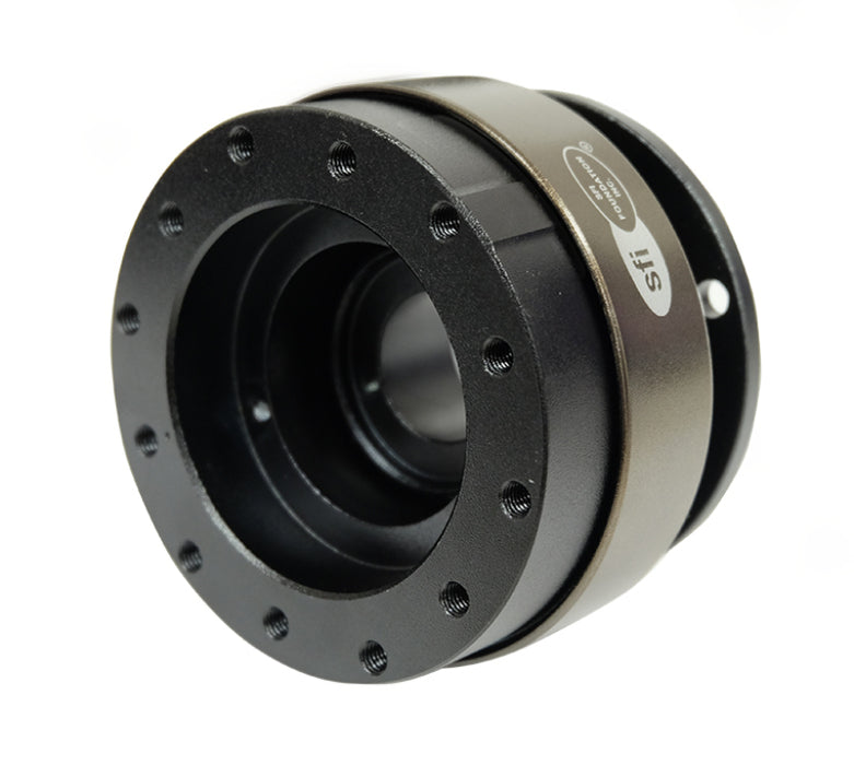 NRG SRK-200-1BK Quick Release Gen 2.0 - Black Body / Chrome Ring SFI Spec 42.1