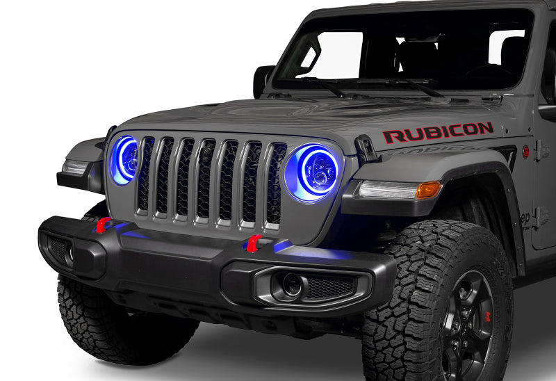 ORACLE Lighting 5769J-332 Oracle Jeep Wrangler JL/Gladiator JT 7in. High Powered LED Headlights (Pair) - Dynamic