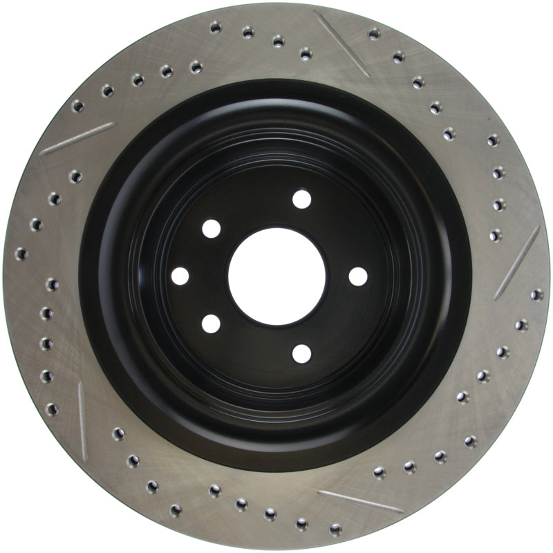 Stoptech 127.42101R StopTech Infiniti G37 / Nissan 370Z SportStop Slotted & Drilled Rear Right Rotor