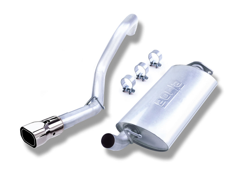 Borla 14924 00-06 Jeep Wrangler Sport/SE/X/Rubicon Sahara 2.5L/4cyl 4.0L/6cyl SS Catback Exhaust