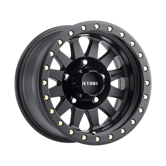 Method Wheels MR30458055524N Method MR304 Double Standard 15x8 -24mm Offset 5x5.5 108mm CB Matte Black Wheel