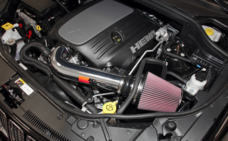 K&N Engineering 77-1563KP K&N 11 Jeep Grand Cherokee 5.7L V8 / 11 Dodge Durango 5.7L V8 High Flow Performance Intake Kit