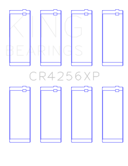 King Engine Bearings CR4256XP0.25 03-05 Dodge Neon SRT4 2.4L Performance Rod Bearing Set - Size +0.25mm