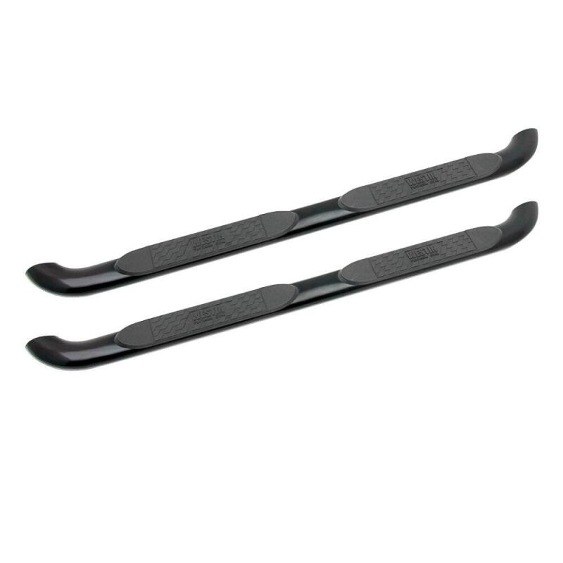 Westin 21-2775 2005-2018 Toyota Tacoma Double Cab Platinum 4 Oval Nerf Step Bars - Black