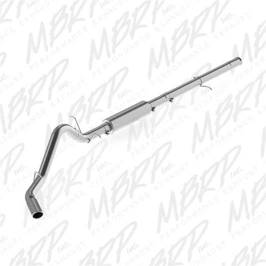 MBRP S5086AL 2014 Chevy/GMC 1500 Silverado/Sierra 6.2L V8 Aluminum 3.5in C/B Single Side Exit Exh