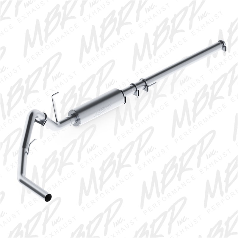 MBRP S5200P 2004-2008 Ford F150 EC/CC-SB 3in Cat Back Single Side AL P Series Exhaust