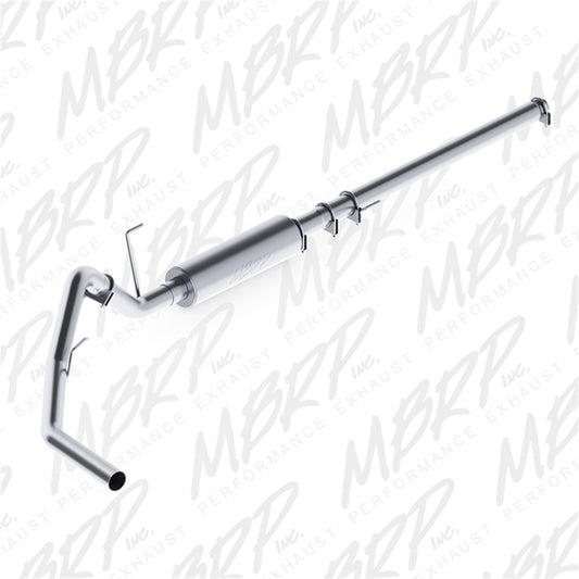 MBRP S5200P 2004-2008 Ford F150 EC/CC-SB 3in Cat Back Single Side AL P Series Exhaust