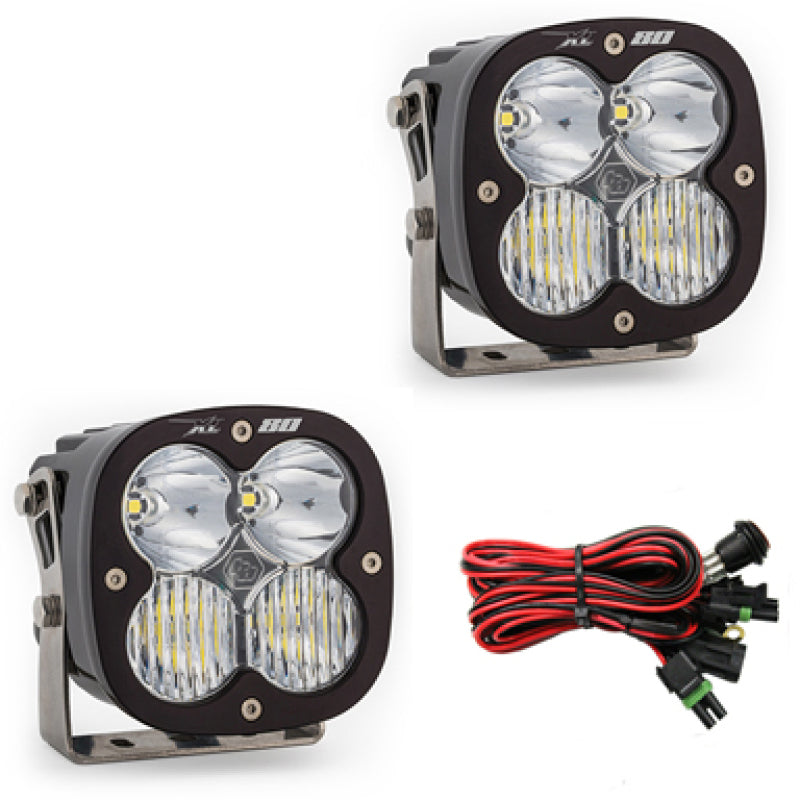 Baja Designs 677803 XL80 Series Driving Combo Pattern Pair LED Light Pods