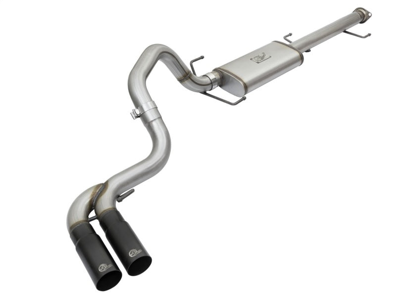 aFe 49-46030-B Rebel Series 3in Stainless Steel Cat-Back Exhaust System w/Black Tips 07-14 Toyota FJ Cruiser