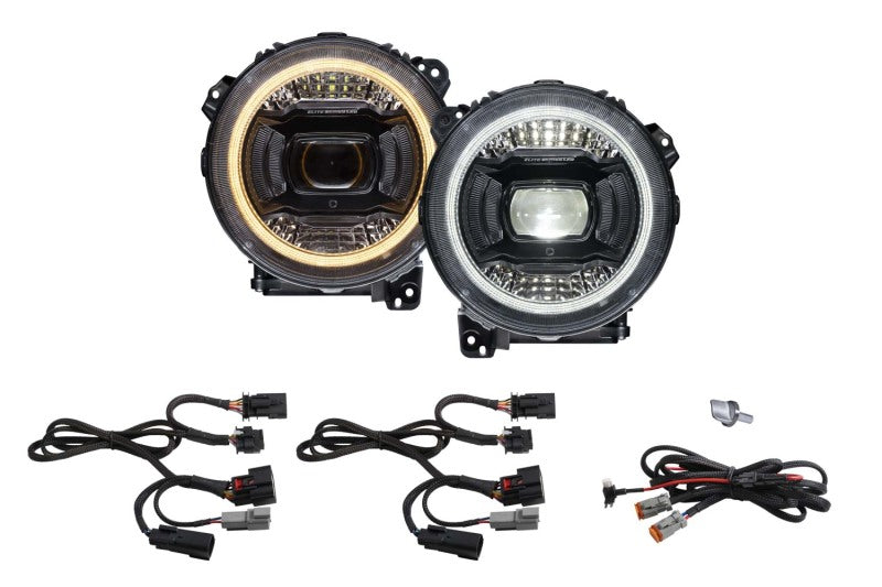 Diode Dynamics DD5166 18-23 Jeep JL Wrangler Elite LED Headlamps