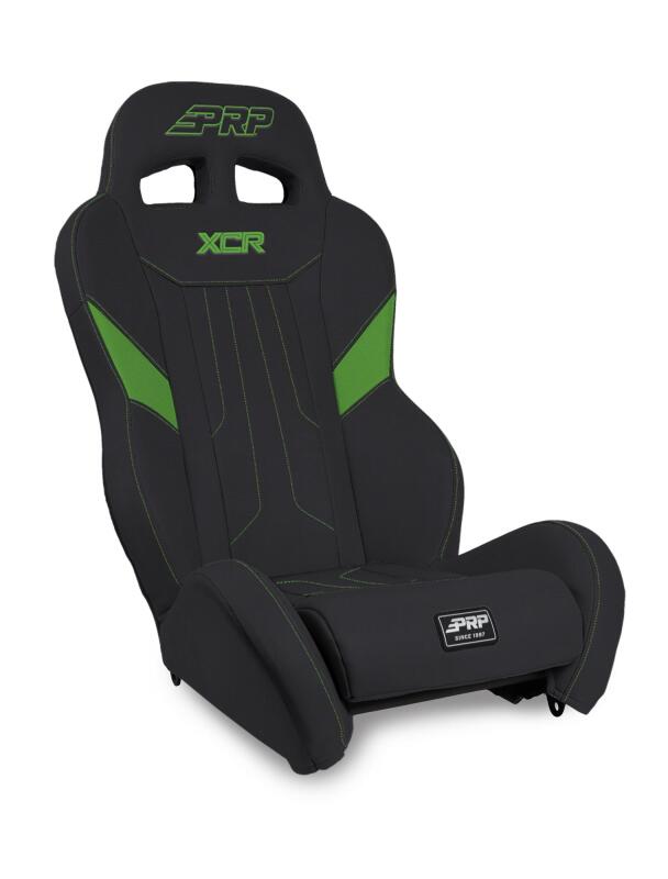 PRP Seats A8001-PORXP-W PRP XCR Suspension Seat - Black/Green
