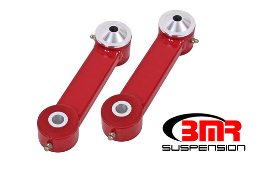 BMR Suspension TCA048R BMR 15-17 S550 Mustang Rear Lower Control Arms Vertical Link (Polyurethane) - Red