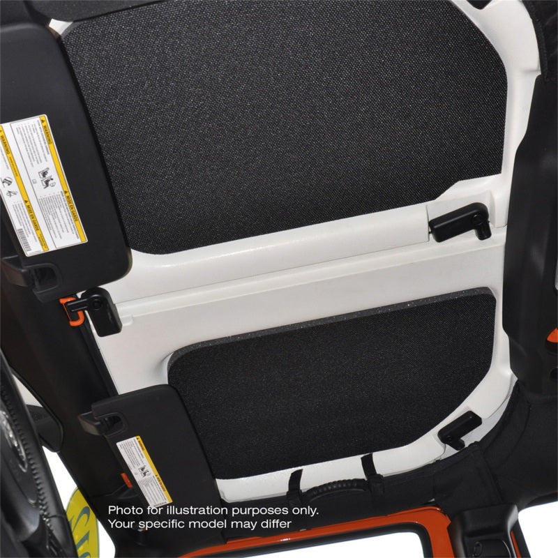 DEI 50132 07-10 Jeep Wrangler JK 2-Door Boom Mat Headliner - 3 Piece - Black