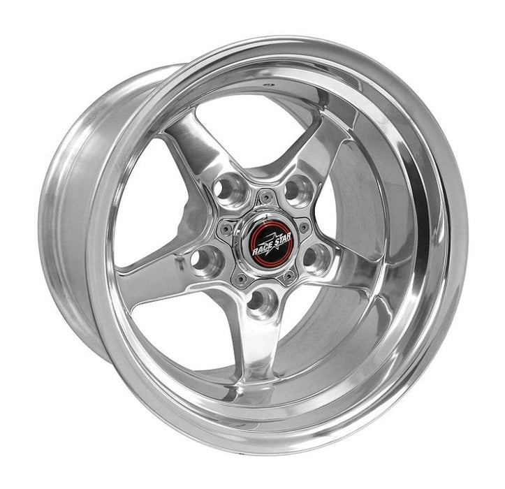 Race Star 92-770547DP 92 Drag Star 17x7 5x135bc 4.25bs Direct Drill Polished Chrome Wheel