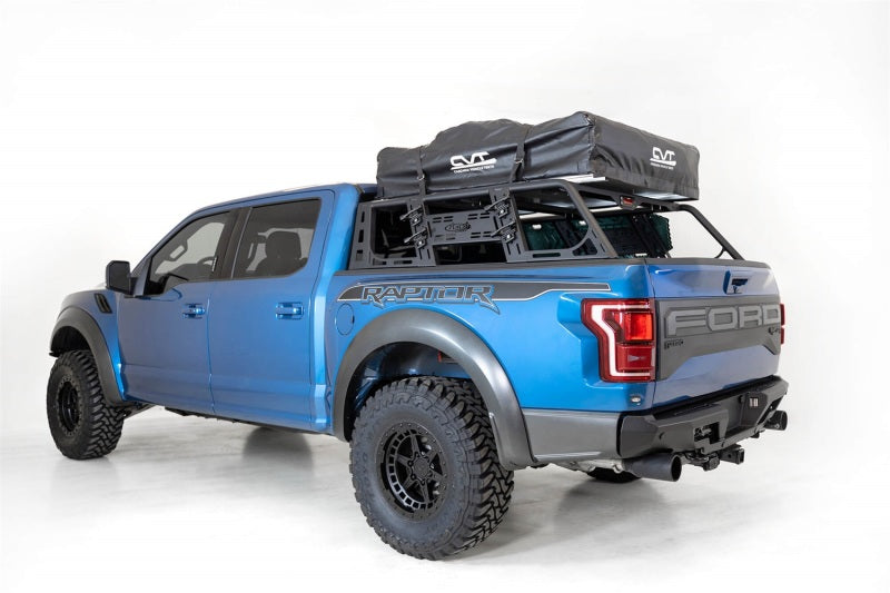 Addictive Desert Designs C118822000103 2015+ Ford F-150 Overlander Chase Rack w/ 3rd Brake Light - Hammer Black