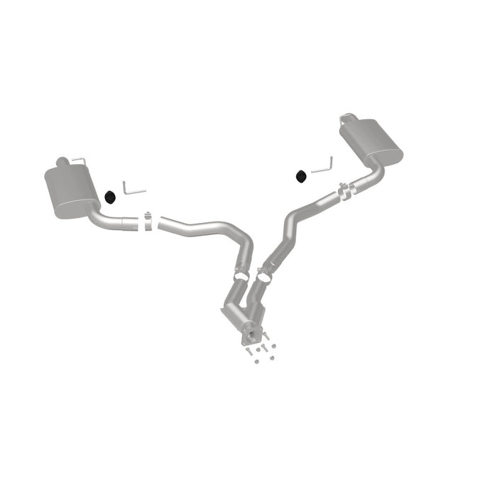 Magnaflow 16710 MagnaFlow 75-79 Chevy Corvette V8 5.7L Dual Split Rear Exit Stainless Cat-Back Perf Exhaust
