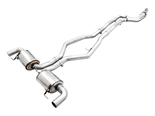 AWE Tuning 3015-11058 2019+ BMW M340i (G20) Non-Resonated Touring Edition Exhaust (Use OE Tips)
